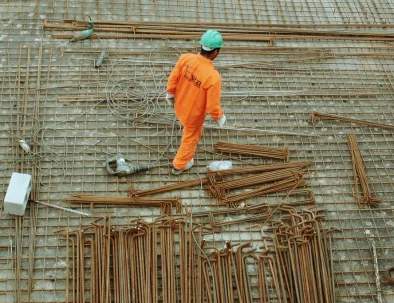 Construction worker at a job site representing skilled trades