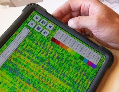 Agricultural technology in use on a farm