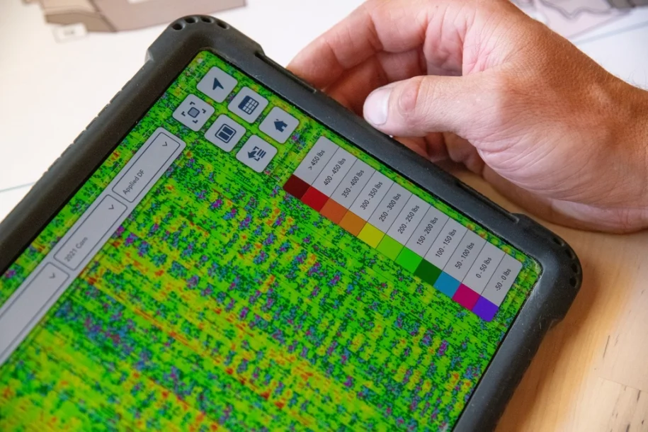 Agricultural technology in use on a farm