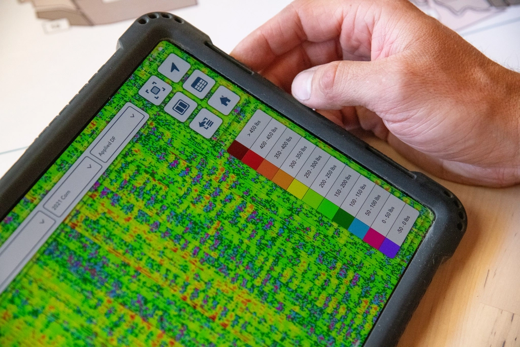 Agricultural technology in use on a farm