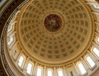 Interior of the United States Capitol dome representing congressional accountability